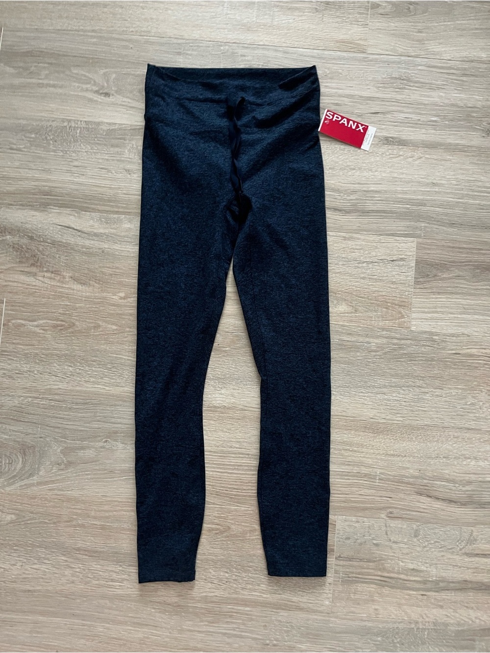 NWT SPANX Women’s Super Smooth Soft Stretch Leggings Heather Blue - Size Small - Picture 2 of 7